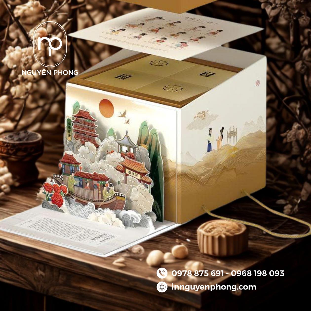 Mẫu hộp đựng bánh trung thu